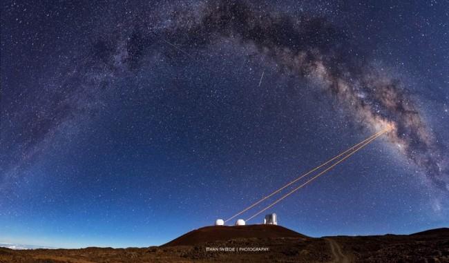 Andrea Ghez Keck Observatory image (credit, Ethan Tweedie) 