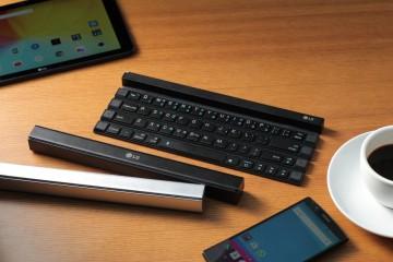 Ta rolowana klawiatura od LG to wybawienie dla osób, które dużo piszą na smartfonach