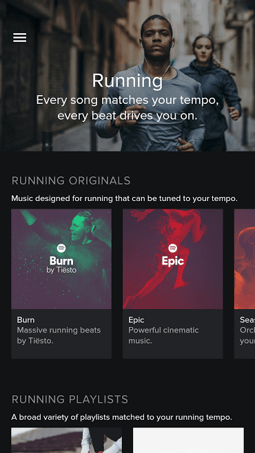 spotify running android 