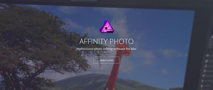 Affinity Photo wprowadza pierwszą ważną aktualizację