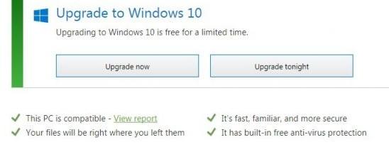 windows 10 upgrade now 