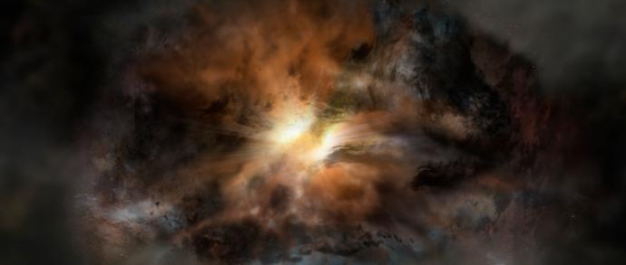 Widowiskowa agonia najjaśniejszej znanej nam galaktyki