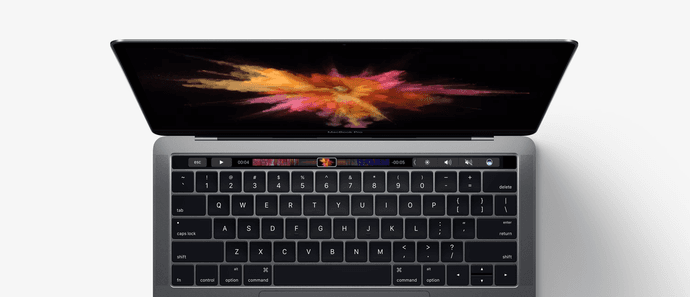 Touch Bar w nowych MacBookach Pro