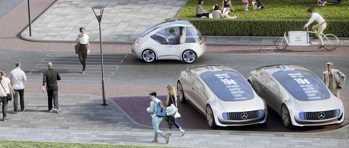 Mercedes Bosch autonomiczne taksówki