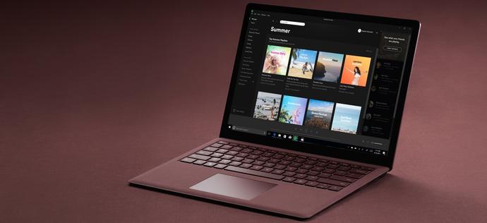 Spotify w Sklepie Windows, w sam raz na premierę Surface Laptopa
