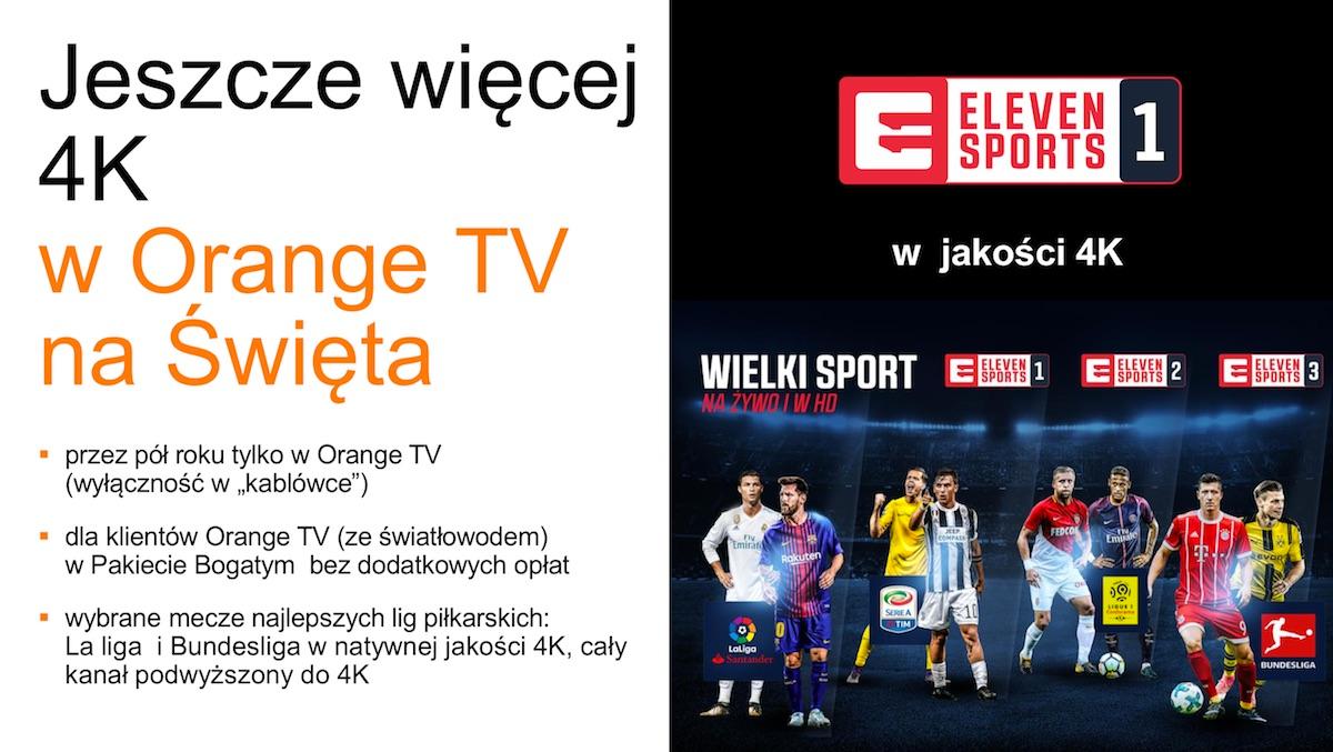 orange tv netflix eleven sports 4k 1 