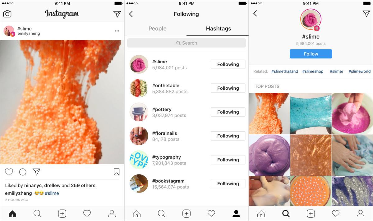 Nowa funkcja Instagrama pozwala śledzić hashtagi w podobny sposób, w jaki śledzi się profile osób i marek class="wp-image-645156" 