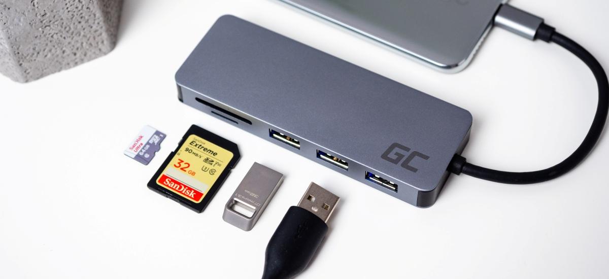 Green Cell USB-C Hub to lekarstwo na ograniczenia nowych laptopów