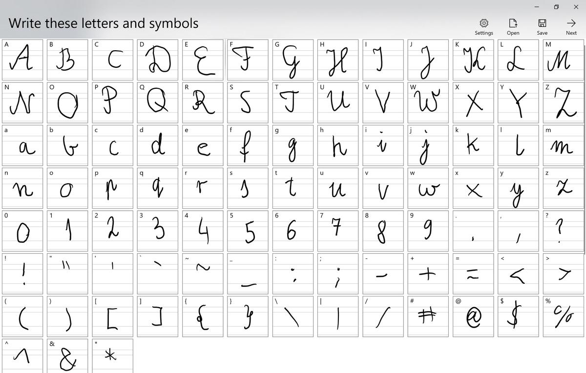 jak tworzyć fonty Windows 10 Microsoft Font Maker 