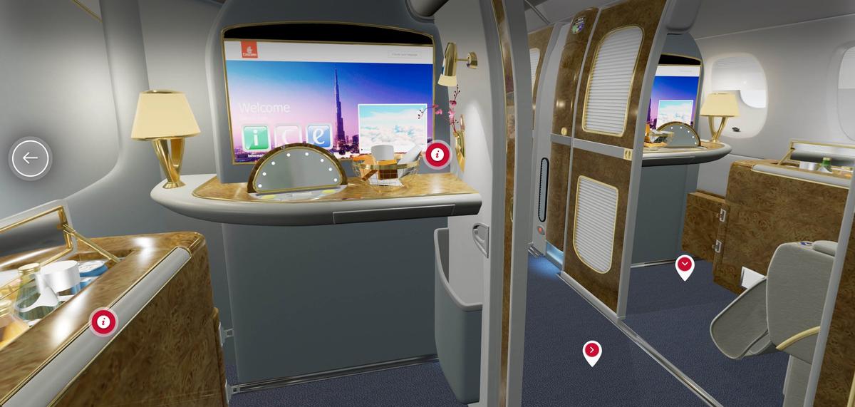 W Emirates możesz odwiedzić kabinę w VR i podejrzeć swoje miejsce
