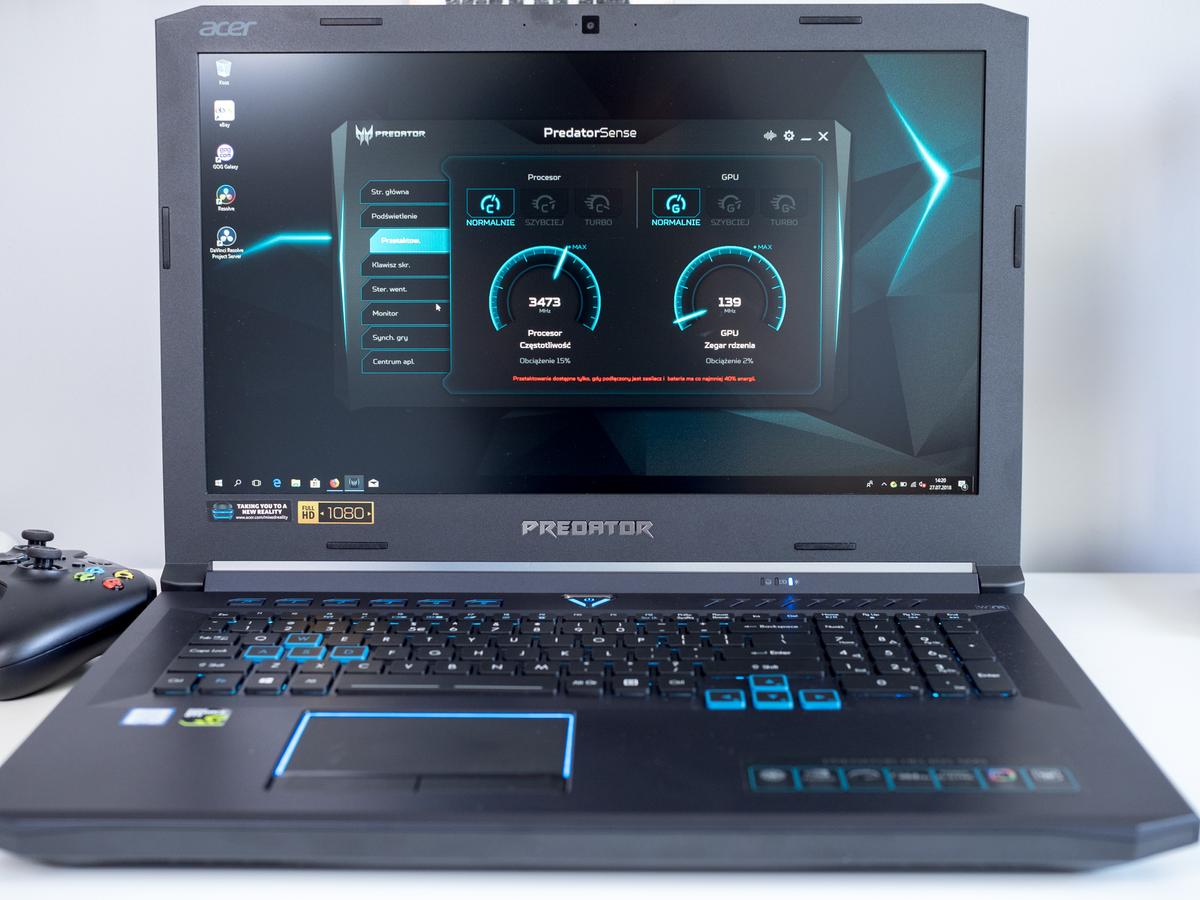 Acer Predator Sense w laptopie Acer Predator Helios 500. class="wp-image-777397" title="Acer Predator Helios 500 - Predator Sense" 