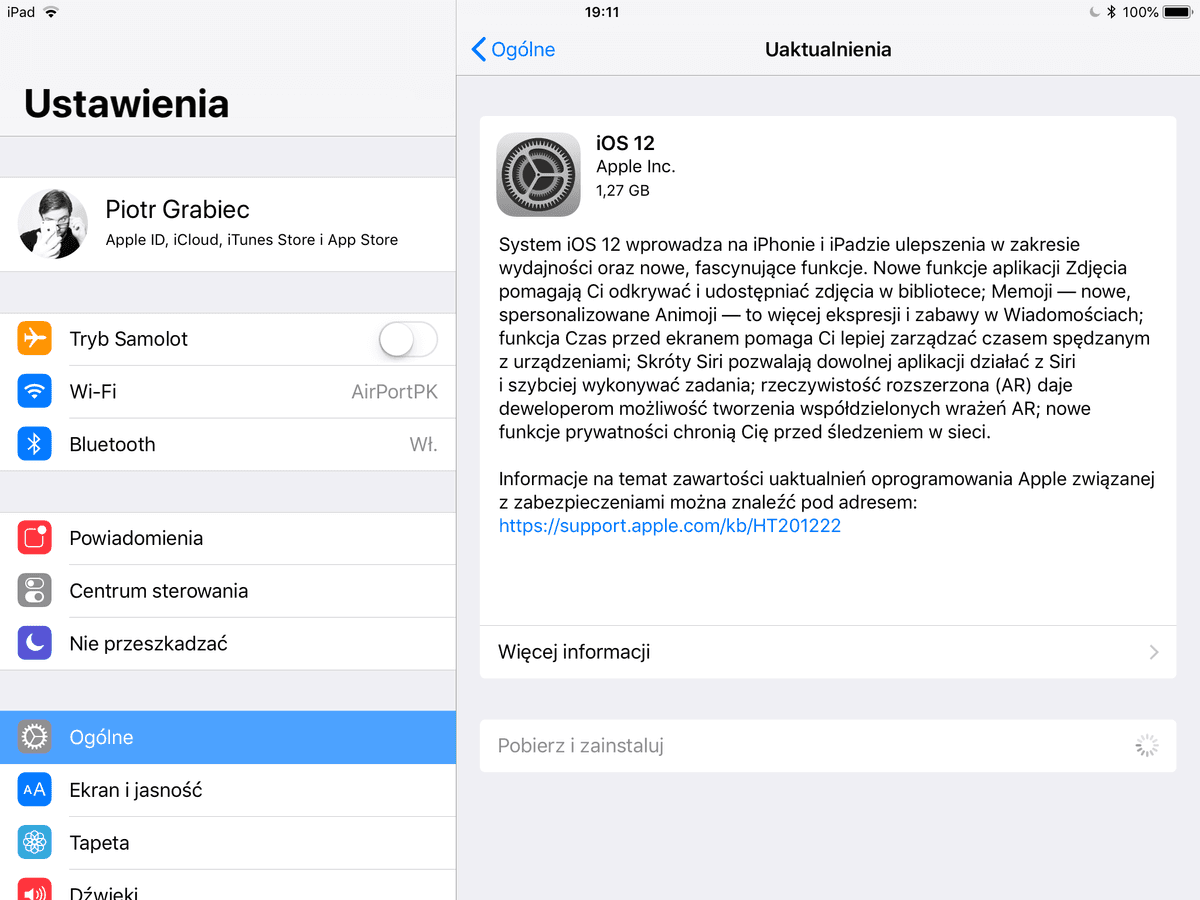 iOS 12 oficjalnie dostępny. 