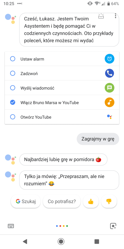 Co potrafi Asystent Google po polsku? 