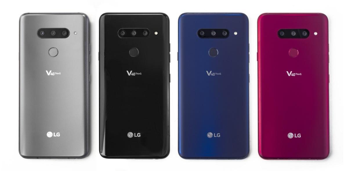 LG V40 ThinQ ma aż 5 aparatów. class="wp-image-814505" 