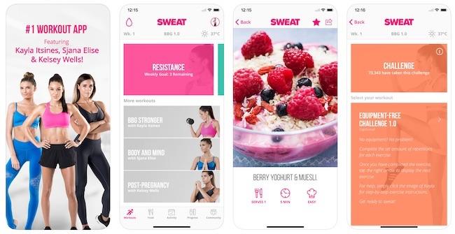app store top 2018 aplikacja apple tv Sweat Kayla Itsines Fitness class="wp-image-849809" 