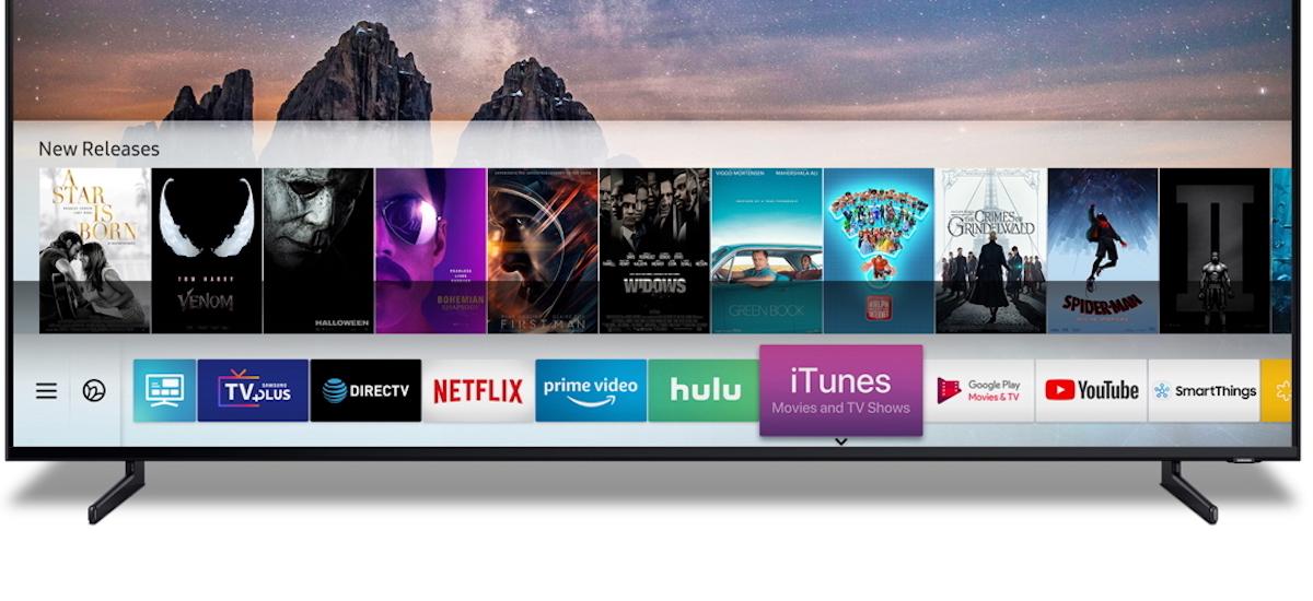 Samsung smart TV tizen iTunes Movies and TV shows aplikacja airplay 2