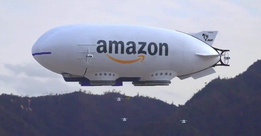 nowy pomysł na dostawę dronami Amazona wygląda jak wyciągnięty z Blade Runnera