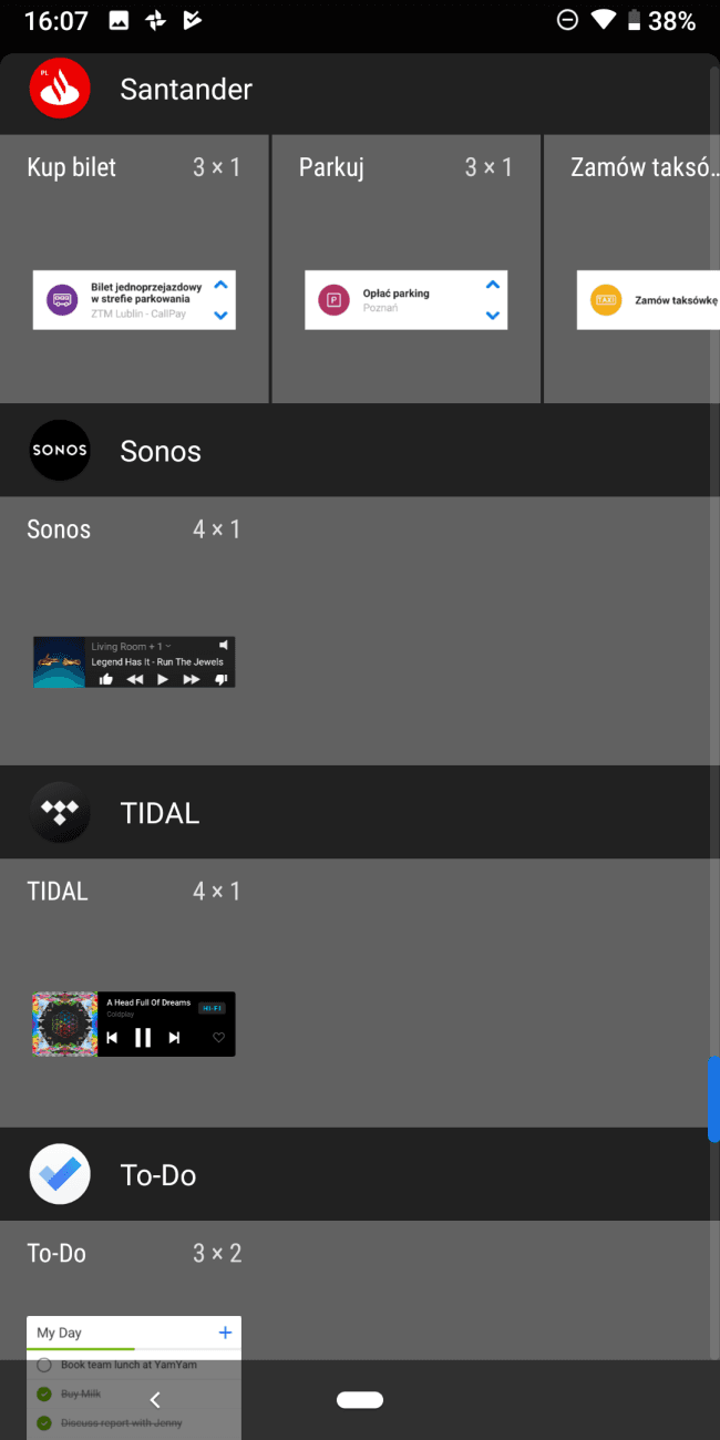 Spotify widget na Androida class="wp-image-986946" 