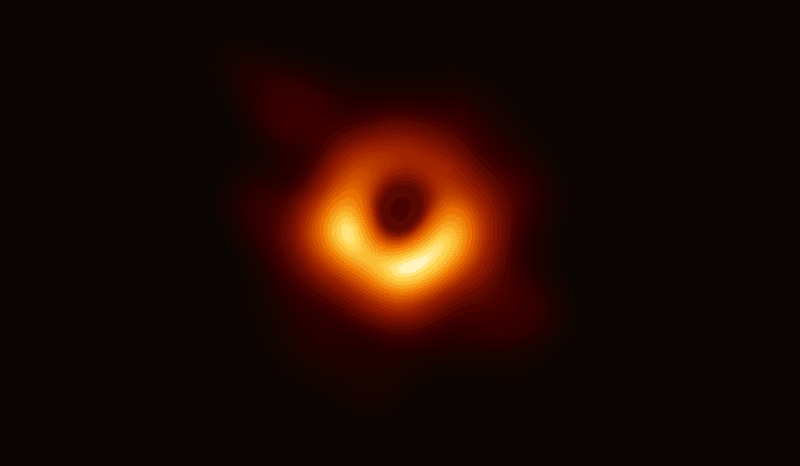 czarna dziura wizualizacja 