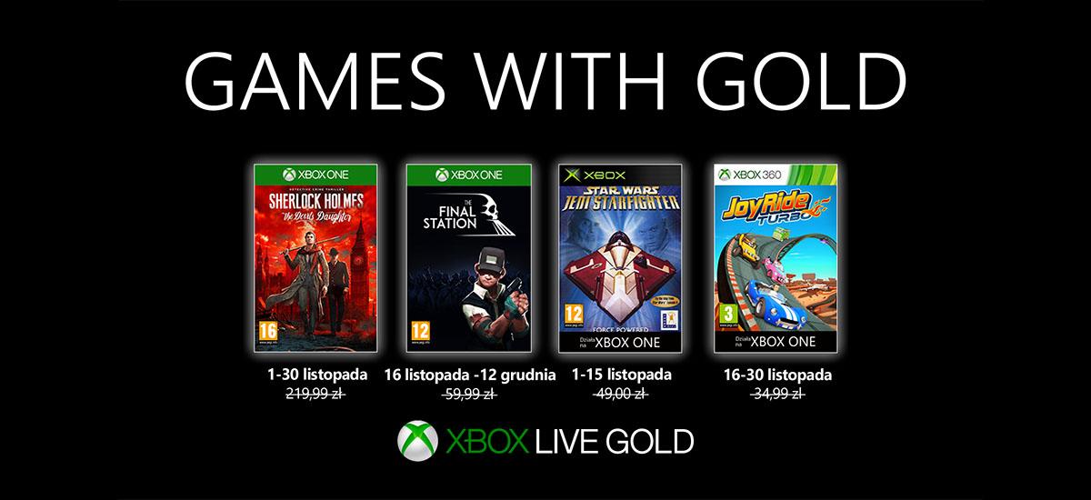 games with gold listopad 2019