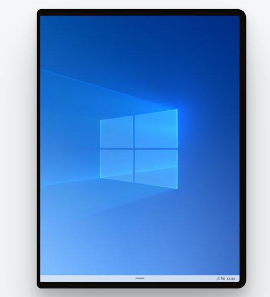 windows 10x interfejs 