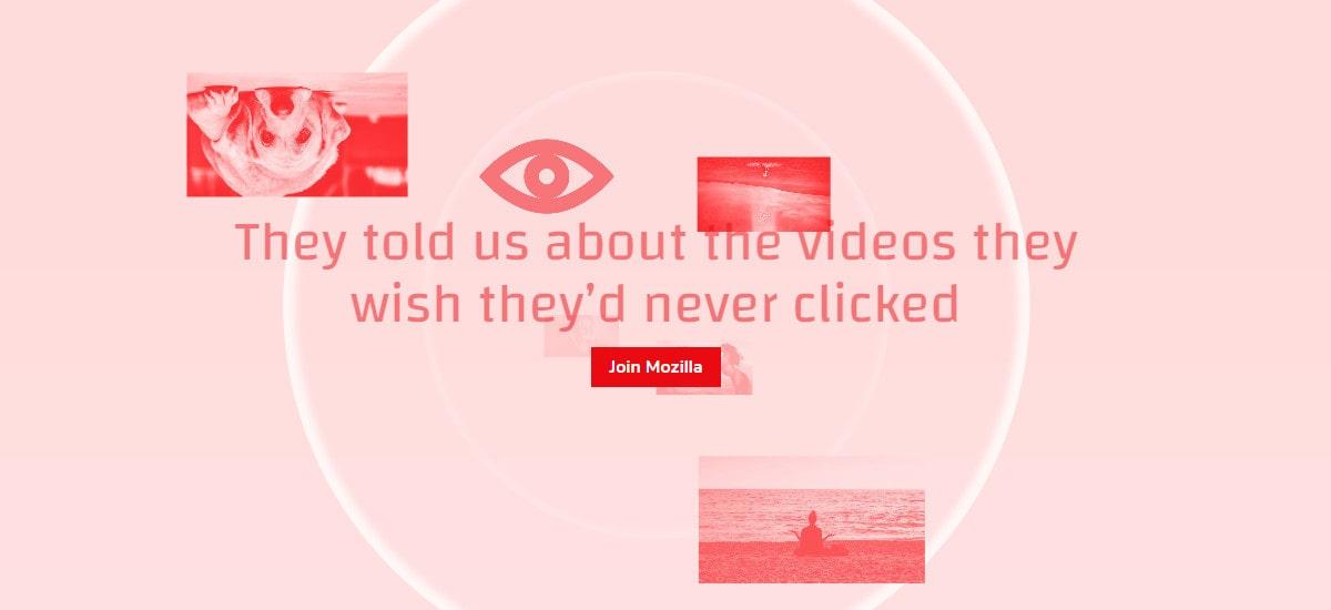YouTube Regrets Mozzila kontra Google