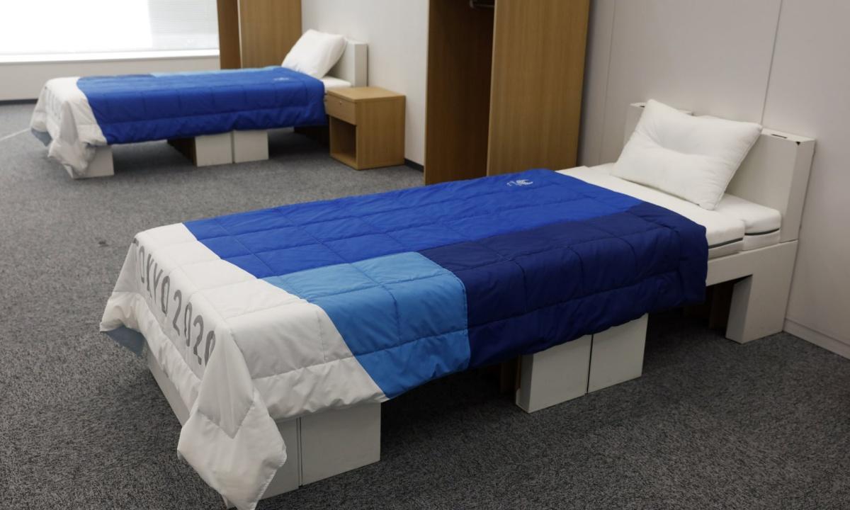 Tokio 2020 - sportowcy zasną na kartonowych łóżkach class="wp-image-1071528" 