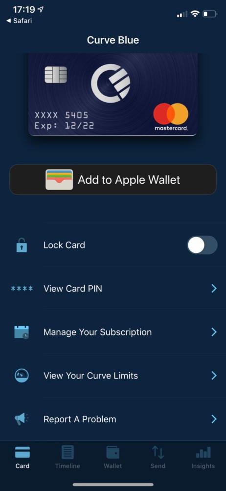 curve aplikacja apple pay karty 6 