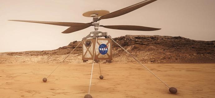 Mars Helicopter uruchomił na chwilę wirnik. Następnym razem zrobi to na Marsie