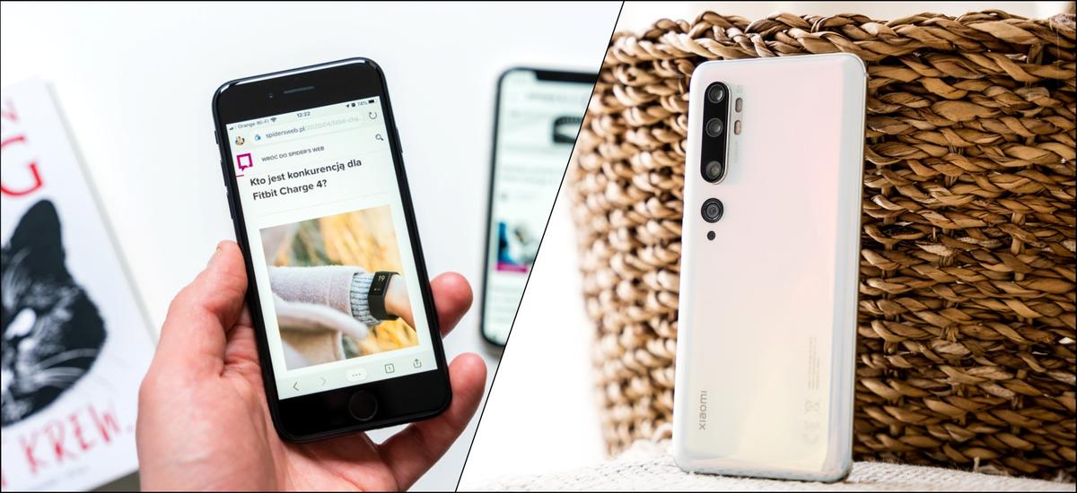 iPhone SE 2020 czy Xiaomi Mi Note 10 - porównanie smartfonów