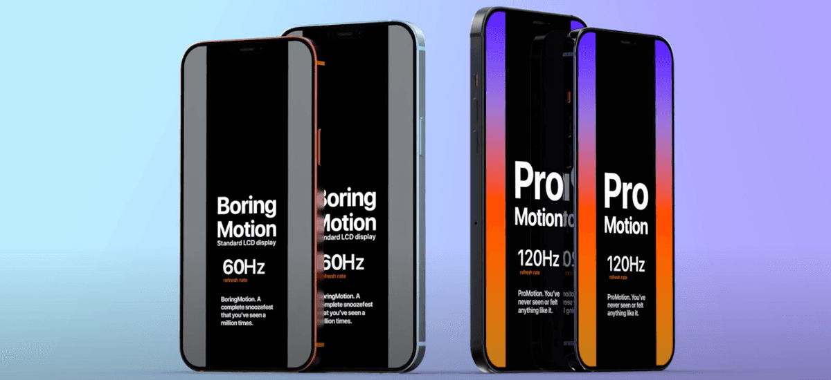 iphone 12 2020 120 Hz ProMotion 2