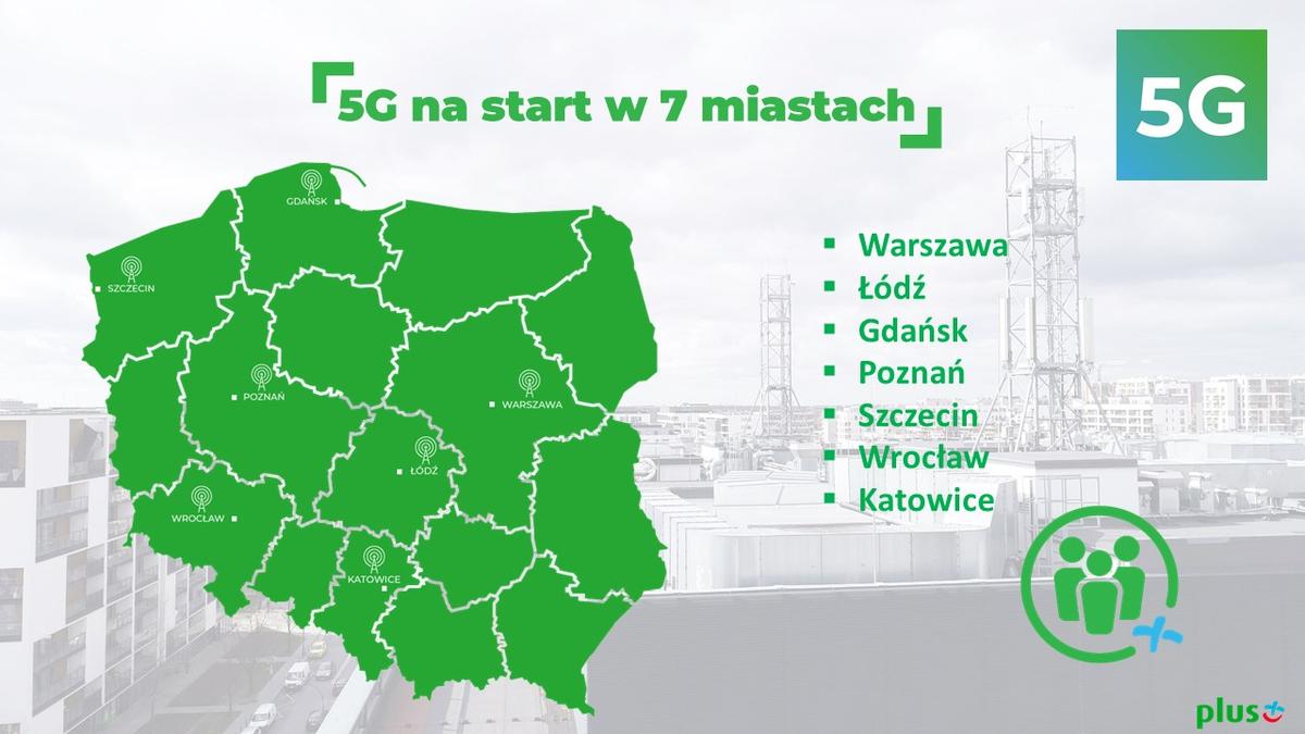 plus 5G w Polsce 