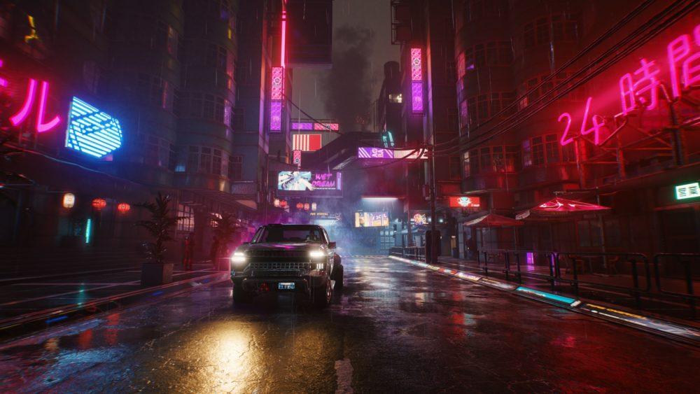 cyberpunk 2077 gameplay screenshot 7 its good to be in town 