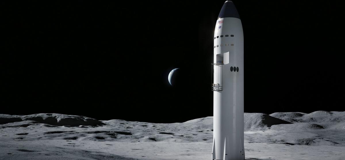 Pierwsza baza księżycowa będzie zbudowana ze statków Starship