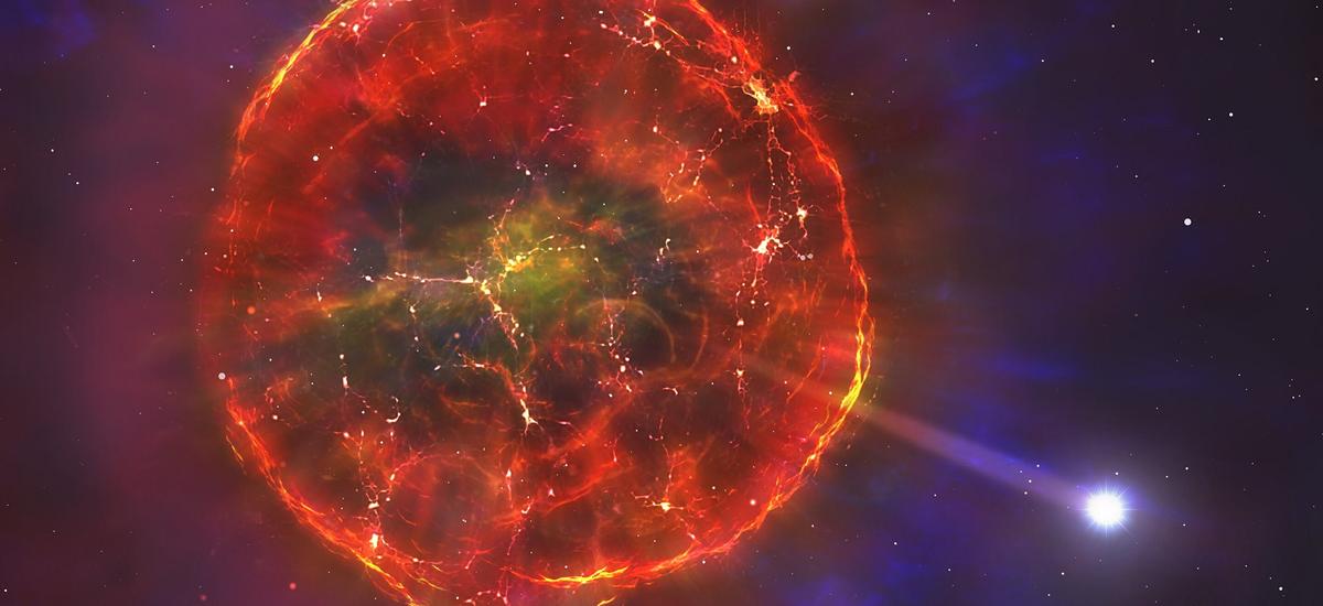 Nietypowa eksplozja wystrzeliła gwiazdę w podróż przez Drogę Mleczną