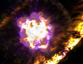 Ziemia przelatuje przez chmurę odłamków po eksplozji supernowej