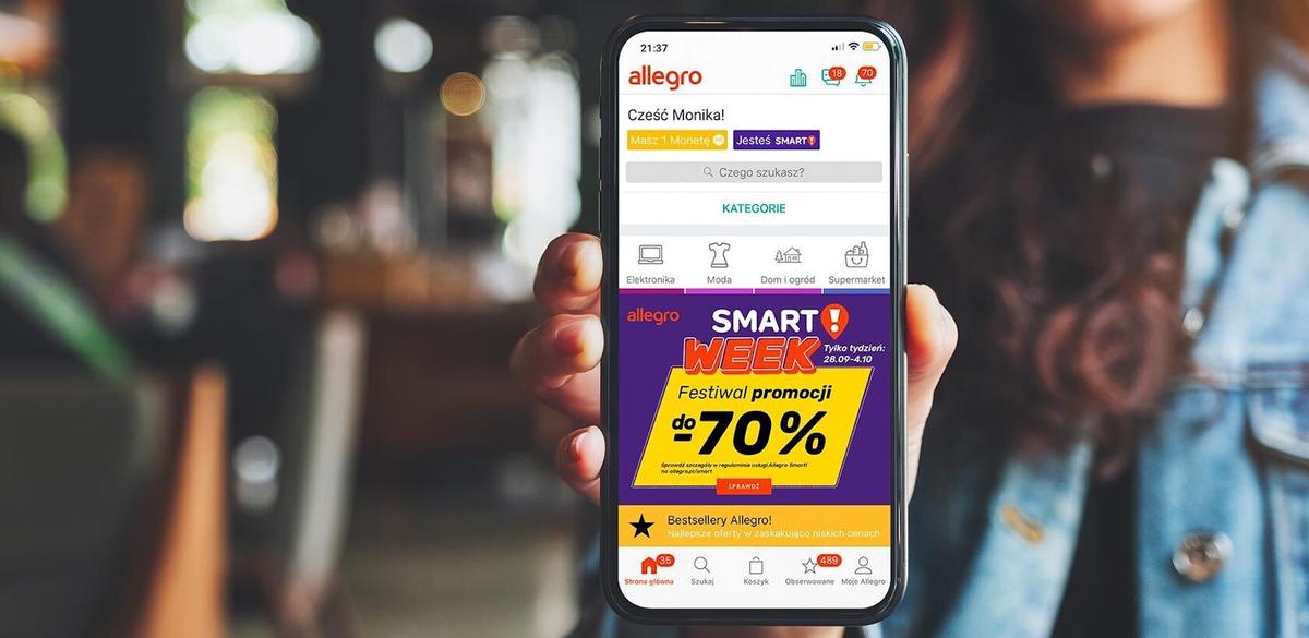 Zbliża się festiwal zakupów Smart! Week. To doskonała okazja, by przystąpić do Allegro Smart!