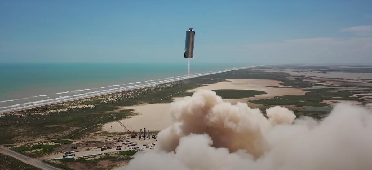 Silos SpaceX podskoczy na 20 km. Starship SN8 ma pobić rekord poprzedników
