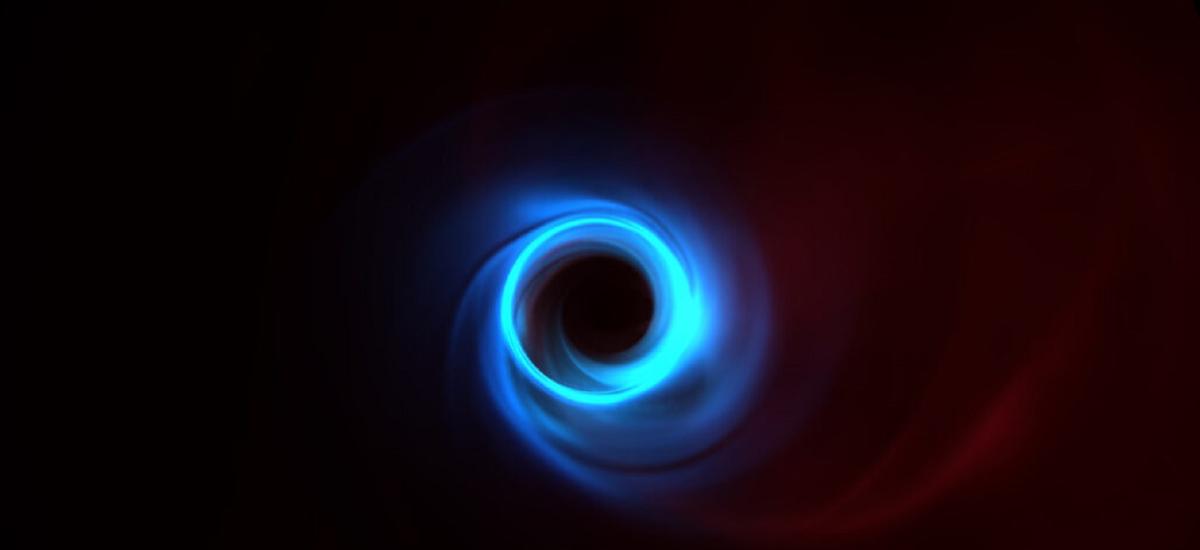 Czarna dziura widoczna na nocnym niebie. Fascynujący świat 1500 lat świetlnych od Ziemi