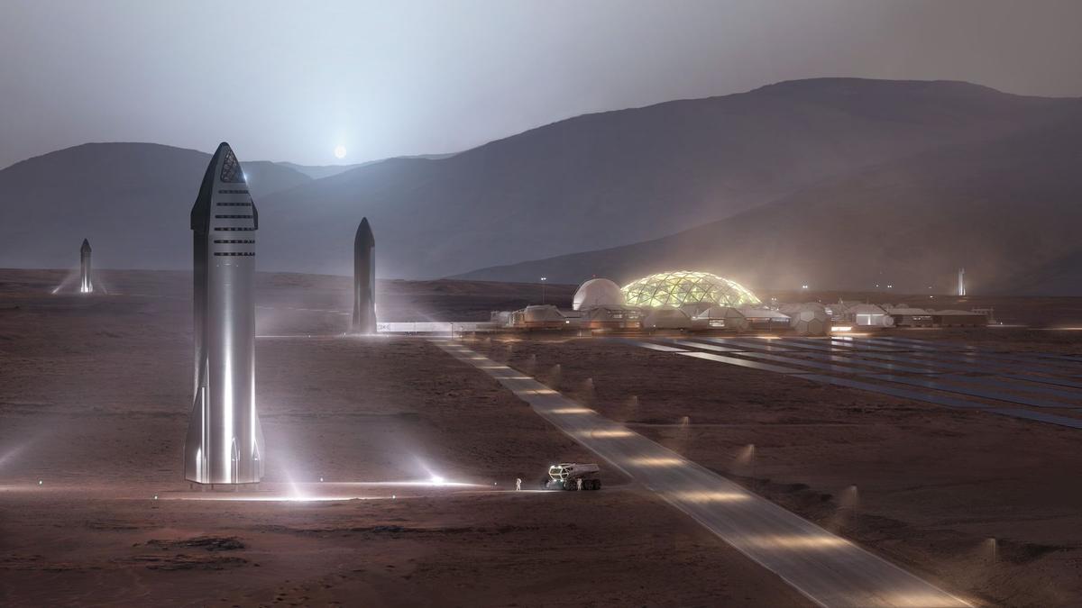Elon Musk mówi, kiedy Starship wyląduje na Marsie. Europa już go nie dogoni
