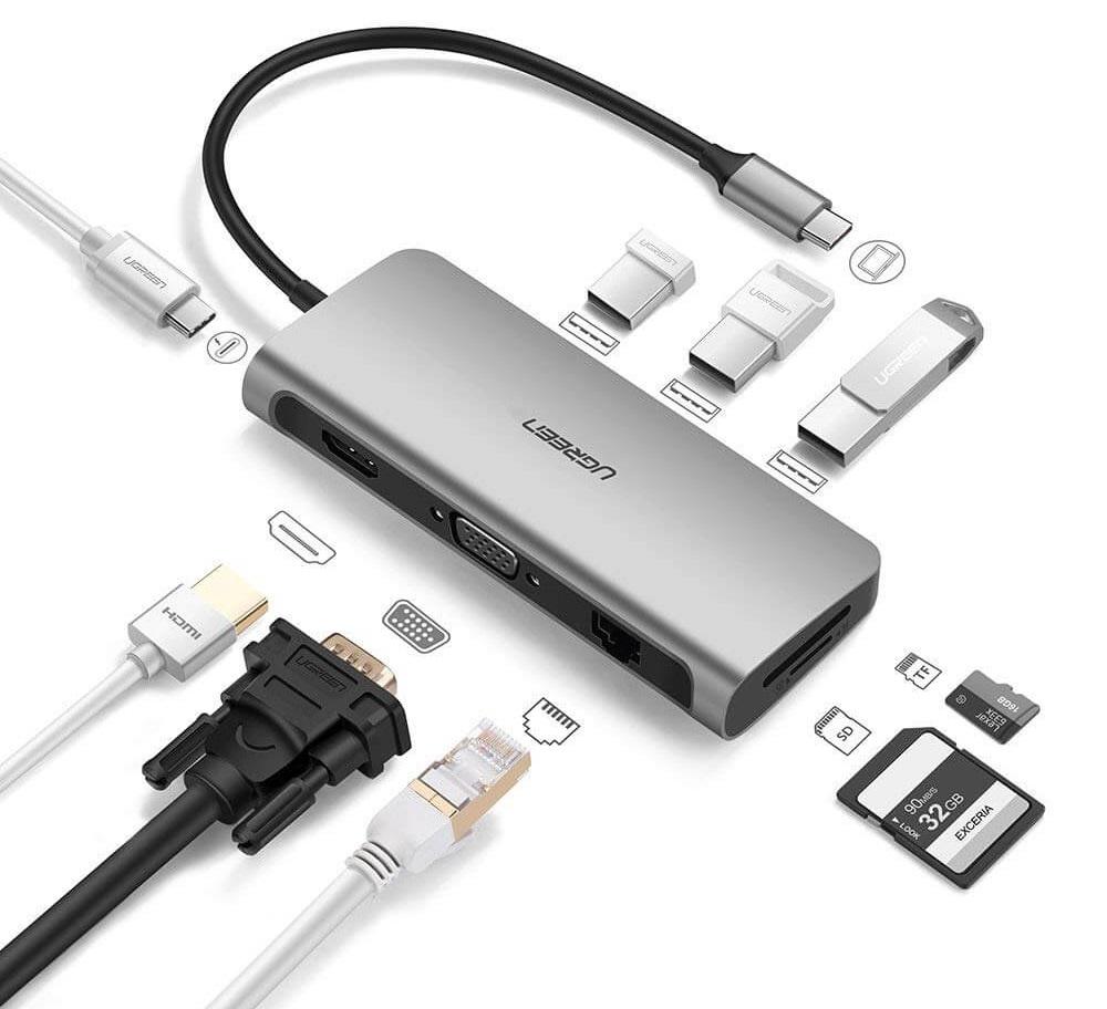 6 UGreen CM179 — adapter/hub USB-C 9w1 za 249 zł 