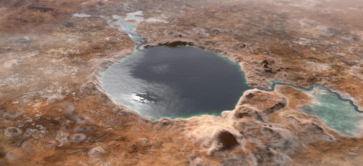 Krater Jezero, czyli gdzie wyląduje łazik Perseverance i dlaczego akurat tam 