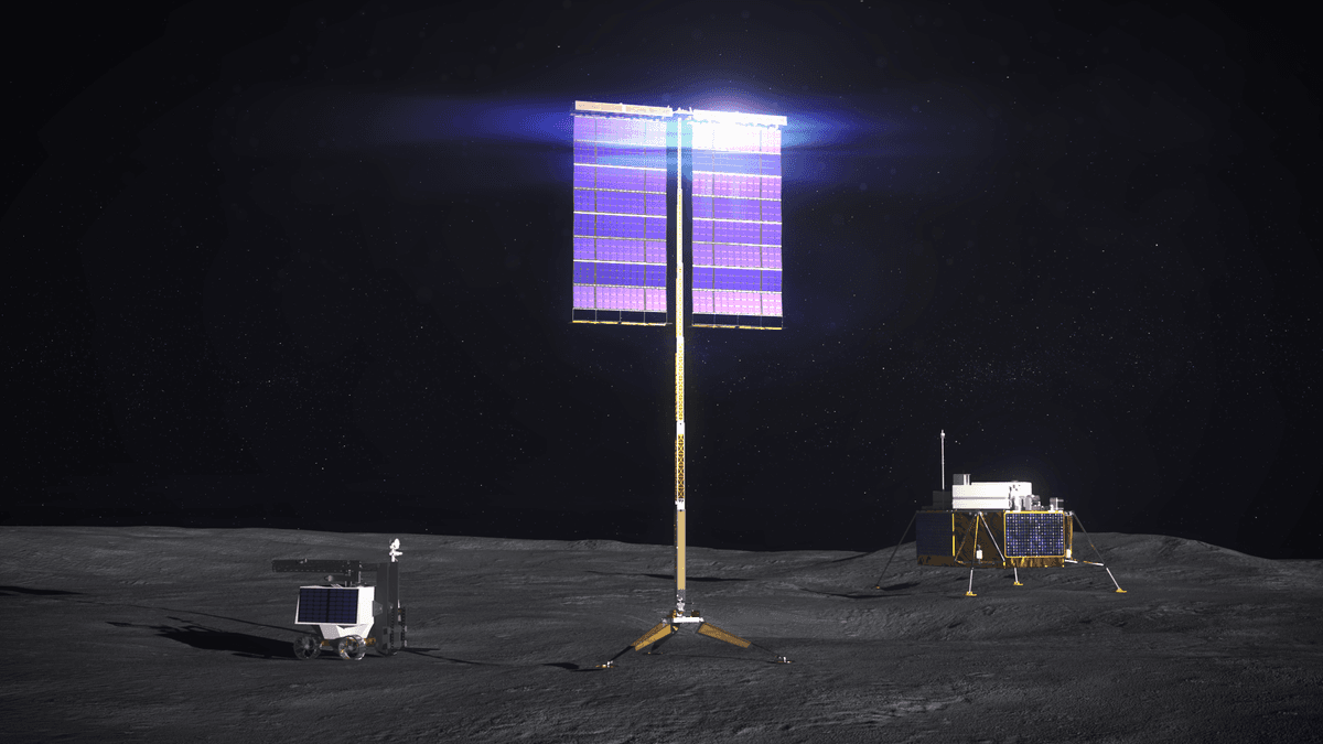 Na Księżycu będziemy potrzebować energii. NASA zleca projekt pionowych paneli słonecznych