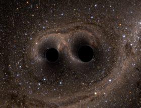 Zdjęcie supermasywnej czarnej dziury już wszyscy widzieli. A jak by wyglądały dwie czarne dziury, jedna za drugą?