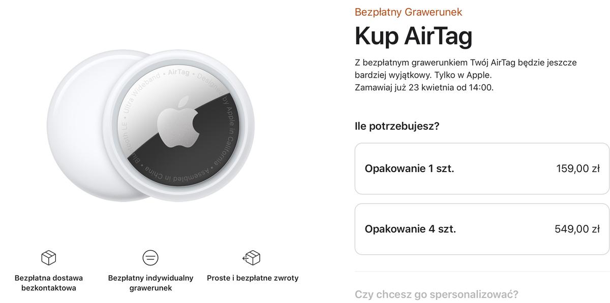 Apple AirTag cena 