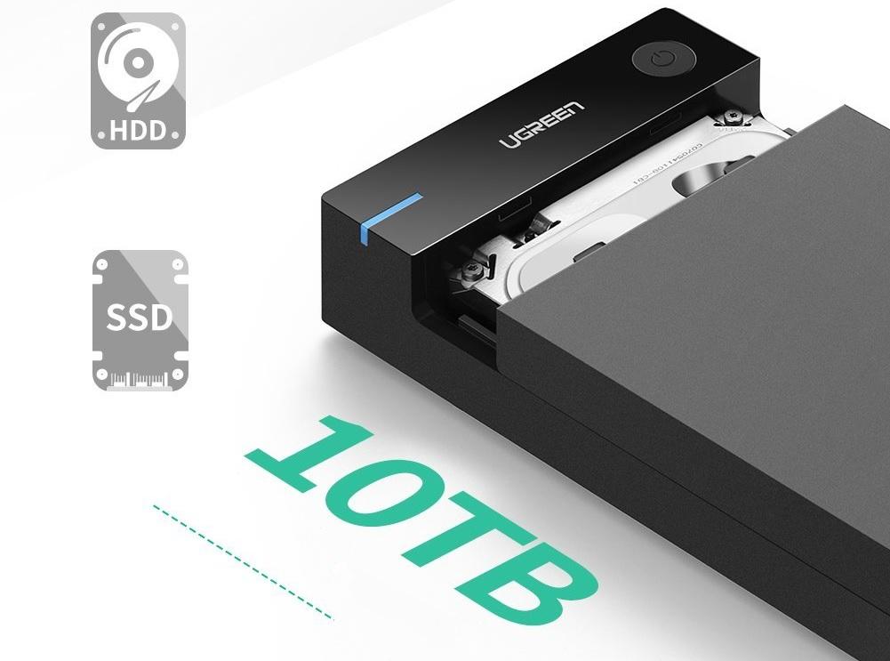 Obudowa zewnętrzna dysku HDD 3,5 UGREEN SATA USB 3.0 2 class="wp-image-1656486" 