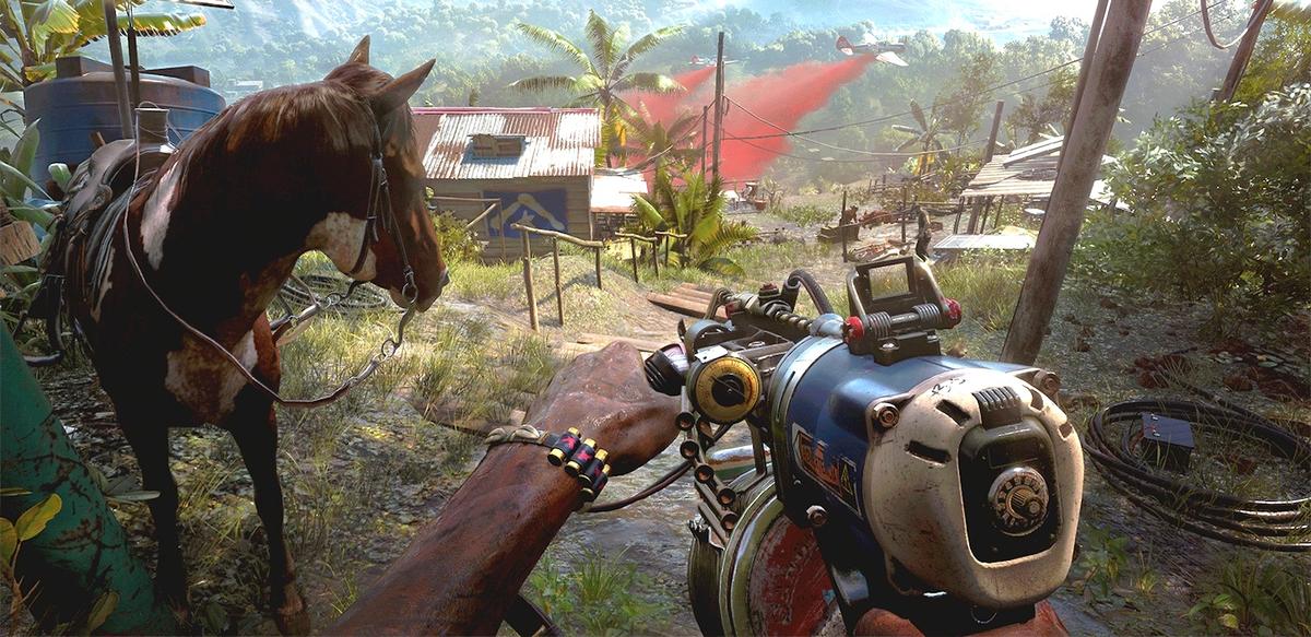 Far Cry 6 na pierwszej rozgrywce: Człowiek-Katiusza i jazda konna