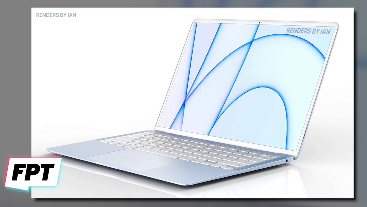 MacBook Air 2021 w niebieskim kolorze 