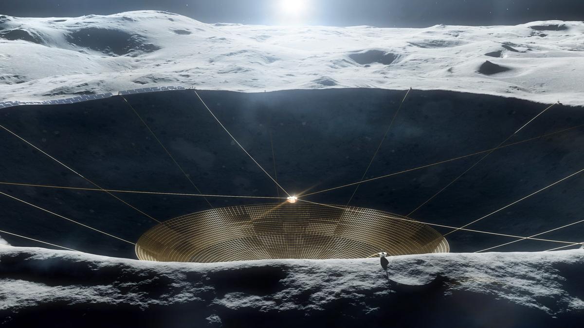 Największy radioteleskop w historii może stanąć na Księżycu