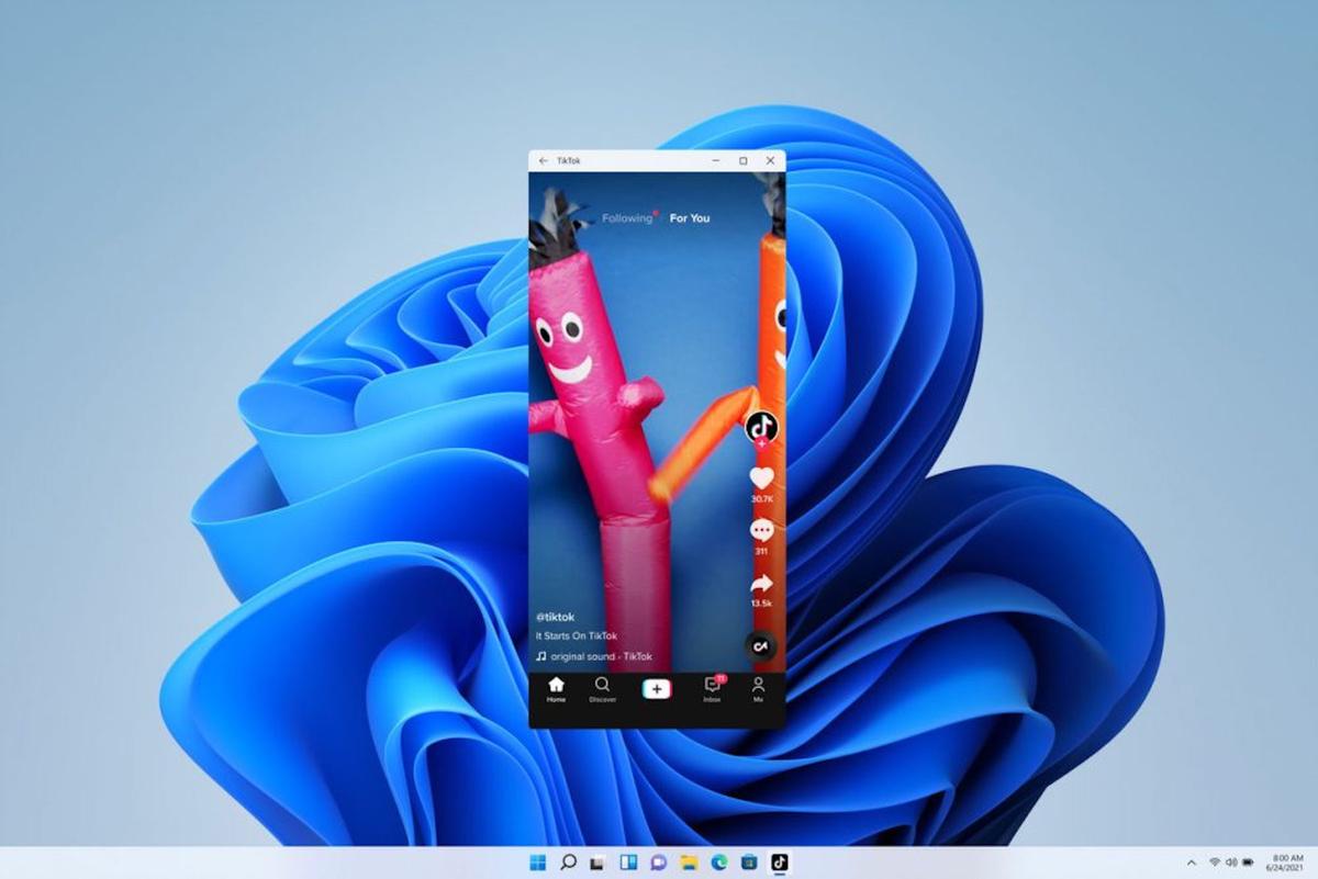 windows 11 aplikacje android amazon appstore tiktok